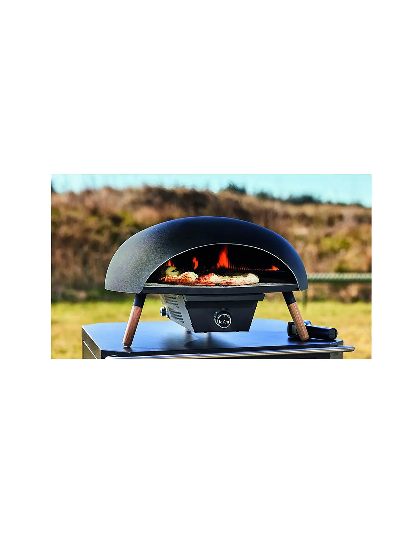 LE FEU | Pizzaofen 52cm TURTLE 3.1 Schwarz | 